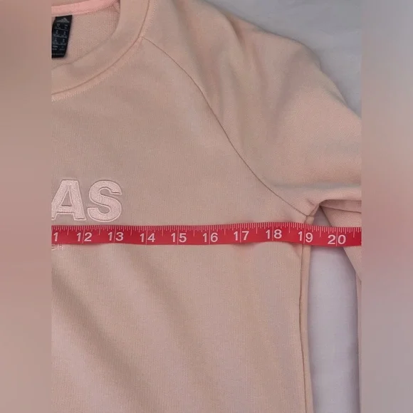 Adidas Pink Crew Neck Sweater Casual Athletic Wear #A2 - Picture 4 of 7